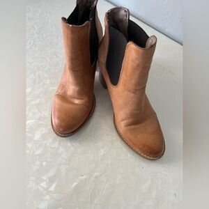 OTISOPSE Women's Tan Ankle Boots size 36